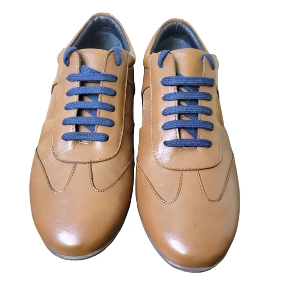 Carlos by Carlos Santana Fleetwood Low Top Brown Sneakers sz 8.5 - Picture 2 of 9